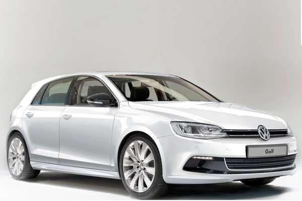 Гольф 7 белый